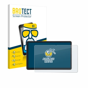 Parte frontale di una confezione del prodotto con il logo del marchio BROTECT. Accanto è raffigurato il dispositivo Acepad A17