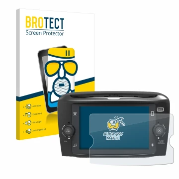 Parte frontale di una confezione del prodotto con il logo del marchio BROTECT. Accanto è raffigurato il dispositivo Lancia Yps