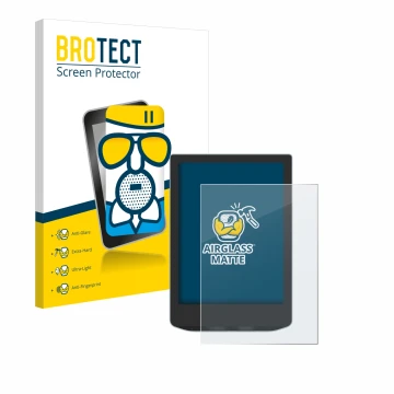 Parte frontale di una confezione del prodotto con il logo del marchio BROTECT. Accanto è raffigurato il dispositivo Vivlio Lig