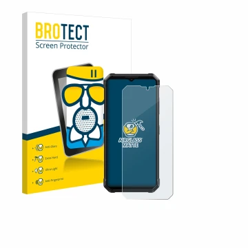 Parte frontale di una confezione del prodotto con il logo del marchio BROTECT. Accanto è raffigurato il dispositivo Fossibot F