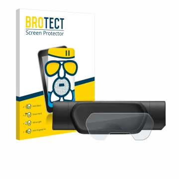 Parte frontale di una confezione del prodotto con il logo del marchio BROTECT. Accanto è raffigurato il dispositivo Segway Nin