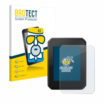 Parte frontale di una confezione del prodotto con il logo del marchio BROTECT. Accanto è raffigurato il dispositivo FIT Displa
