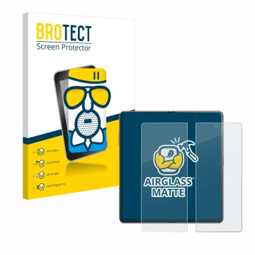 Parte frontale di una confezione del prodotto con il logo del marchio BROTECT. Accanto è raffigurato il dispositivo Honor Magi