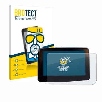 Parte frontale di una confezione del prodotto con il logo del marchio BROTECT. Accanto è raffigurato il dispositivo Mazda 2 BJ