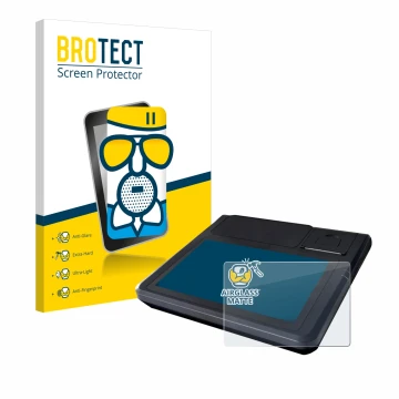 Parte frontale di una confezione del prodotto con il logo del marchio BROTECT. Accanto è raffigurato il dispositivo Techfive E