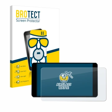 Parte frontale di una confezione del prodotto con il logo del marchio BROTECT. Accanto è raffigurato il dispositivo Zontes 350