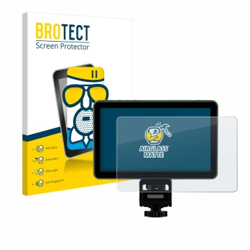 Parte frontale di una confezione del prodotto con il logo del marchio BROTECT. Accanto è raffigurato il dispositivo Rollei Vil