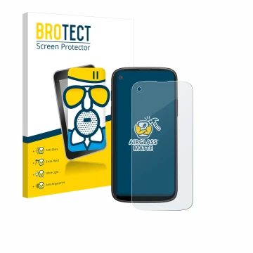 Parte frontale di una confezione del prodotto con il logo del marchio BROTECT. Accanto è raffigurato il dispositivo Unihertz J