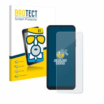 Parte frontale di una confezione del prodotto con il logo del marchio BROTECT. Accanto è raffigurato il dispositivo Hotwav Not
