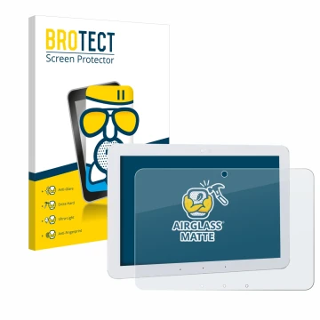 Parte frontale di una confezione del prodotto con il logo del marchio BROTECT. Accanto è raffigurato il dispositivo Amazon Ech