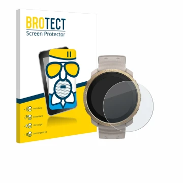 Parte frontale di una confezione del prodotto con il logo del marchio BROTECT. Accanto è raffigurato il dispositivo Polar Vant