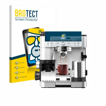 Parte frontale di una confezione del prodotto con il logo del marchio BROTECT. Accanto è raffigurato il dispositivo Ninja Luxe