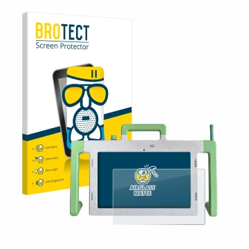 Parte frontale di una confezione del prodotto con il logo del marchio BROTECT. Accanto è raffigurato il dispositivo Telemarie 