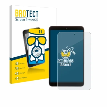 Parte frontale di una confezione del prodotto con il logo del marchio BROTECT. Accanto è raffigurato il dispositivo Nokia T10 