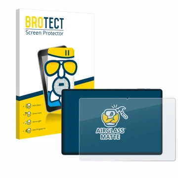 Parte frontale di una confezione del prodotto con il logo del marchio BROTECT. Accanto è raffigurato il dispositivo Teclast T7