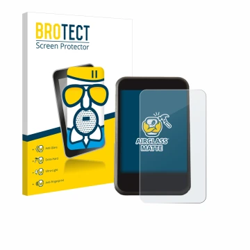Parte frontale di una confezione del prodotto con il logo del marchio BROTECT. Accanto è raffigurato il dispositivo Freesky YL