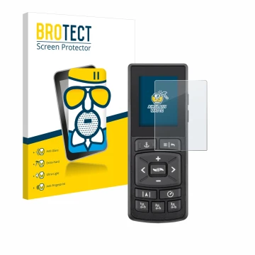 Parte frontale di una confezione del prodotto con il logo del marchio BROTECT. Accanto è raffigurato il dispositivo Minn Kota 