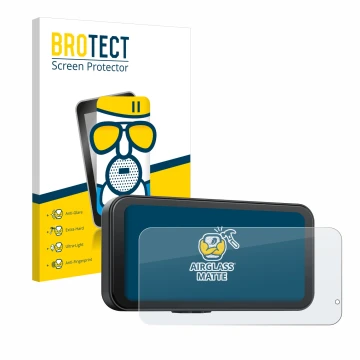 Parte frontale di una confezione del prodotto con il logo del marchio BROTECT. Accanto è raffigurato il dispositivo Volam RC15