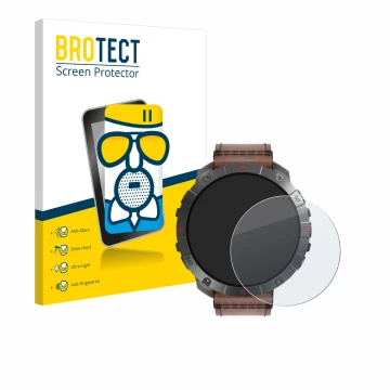 Parte frontale di una confezione del prodotto con il logo del marchio BROTECT. Accanto è raffigurato il dispositivo Polar Grit