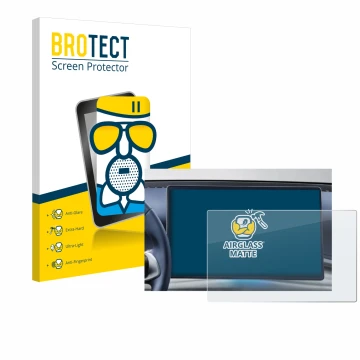 Parte frontale di una confezione del prodotto con il logo del marchio BROTECT. Accanto è raffigurato il dispositivo BYD Atto 3
