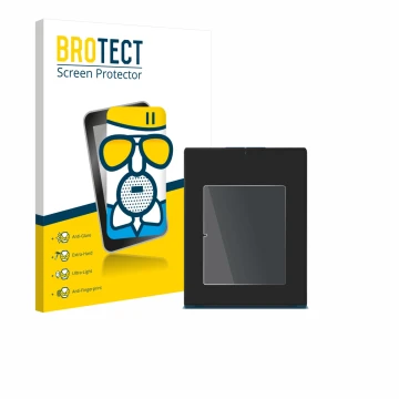 Parte frontale di una confezione del prodotto con il logo del marchio BROTECT. Accanto è raffigurato il dispositivo Lenovo Yog