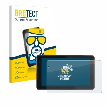 Parte frontale di una confezione del prodotto con il logo del marchio BROTECT. Accanto è raffigurato il dispositivo Lisciani M