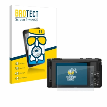 Parte frontale di una confezione del prodotto con il logo del marchio BROTECT. Accanto è raffigurato il dispositivo Yashica Ci