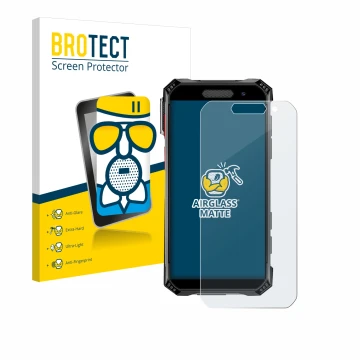 Parte frontale di una confezione del prodotto con il logo del marchio BROTECT. Accanto è raffigurato il dispositivo Soyes S10 