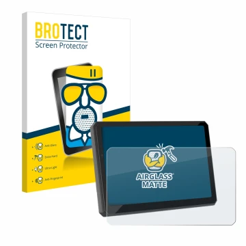 Parte frontale di una confezione del prodotto con il logo del marchio BROTECT. Accanto è raffigurato il dispositivo Carpuride 