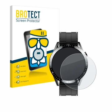 Parte frontale di una confezione del prodotto con il logo del marchio BROTECT. Accanto è raffigurato il dispositivo Tracer Sma
