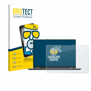 Parte frontale di una confezione del prodotto con il logo del marchio BROTECT. Accanto è raffigurato il dispositivo ASUS Vivob