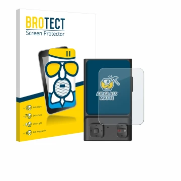 Parte frontale di una confezione del prodotto con il logo del marchio BROTECT. Accanto è raffigurato il dispositivo Hoverair B