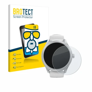 Parte frontale di una confezione del prodotto con il logo del marchio BROTECT. Accanto è raffigurato il dispositivo Hama Smart