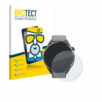 Parte frontale di una confezione del prodotto con il logo del marchio BROTECT. Accanto è raffigurato il dispositivo Hama Smart