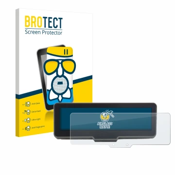 Parte frontale di una confezione del prodotto con il logo del marchio BROTECT. Accanto è raffigurato il dispositivo KTM 990 Du