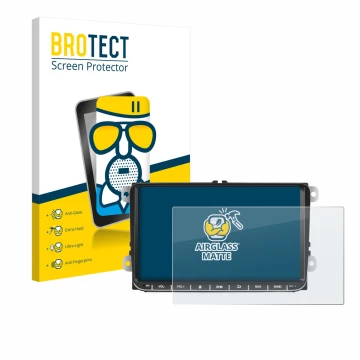 Parte frontale di una confezione del prodotto con il logo del marchio BROTECT. Accanto è raffigurato il dispositivo Essgoo AR9