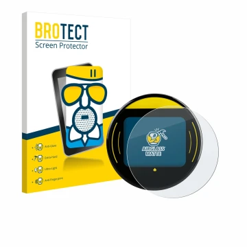 Parte frontale di una confezione del prodotto con il logo del marchio BROTECT. Accanto è raffigurato il dispositivo Nayax Onyx