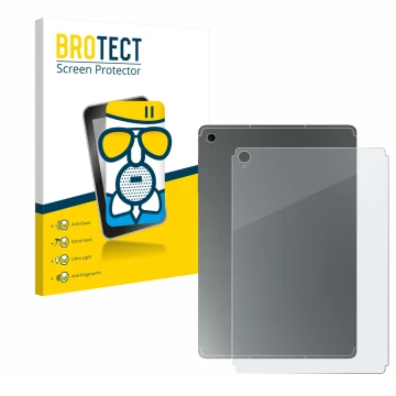 Parte frontale di una confezione del prodotto con il logo del marchio BROTECT. Accanto è raffigurato il dispositivo Samsung Ga