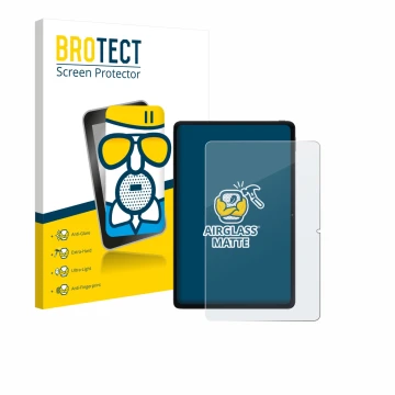 Parte frontale di una confezione del prodotto con il logo del marchio BROTECT. Accanto è raffigurato il dispositivo Xiaomi POC