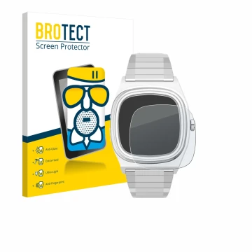 Parte frontale di una confezione del prodotto con il logo del marchio BROTECT. Accanto è raffigurato il dispositivo Timex Reis
