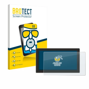 Parte frontale di una confezione del prodotto con il logo del marchio BROTECT. Accanto è raffigurato il dispositivo Cupra Tava