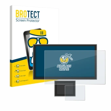 Parte frontale di una confezione del prodotto con il logo del marchio BROTECT. Accanto è raffigurato il dispositivo Icom IC-77