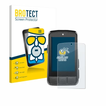 Parte frontale di una confezione del prodotto con il logo del marchio BROTECT. Accanto è raffigurato il dispositivo Wahoo Elem