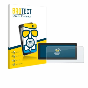Parte frontale di una confezione del prodotto con il logo del marchio BROTECT. Accanto è raffigurato il dispositivo RSNAV Seri