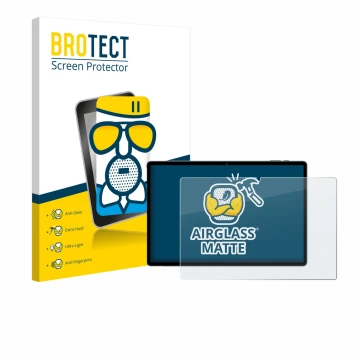 Parte frontale di una confezione del prodotto con il logo del marchio BROTECT. Accanto è raffigurato il dispositivo Maxlegen M