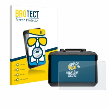 Parte frontale di una confezione del prodotto con il logo del marchio BROTECT. Accanto è raffigurato il dispositivo DJI RC Pro