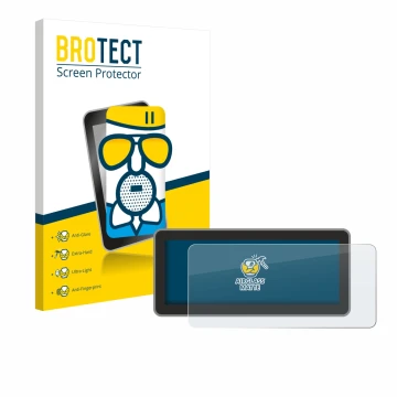 Parte frontale di una confezione del prodotto con il logo del marchio BROTECT. Accanto è raffigurato il dispositivo Vantrue Ne