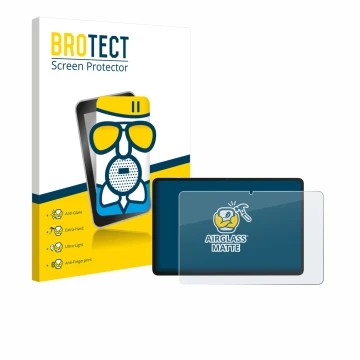 Parte frontale di una confezione del prodotto con il logo del marchio BROTECT. Accanto è raffigurato il dispositivo Honor Pad 