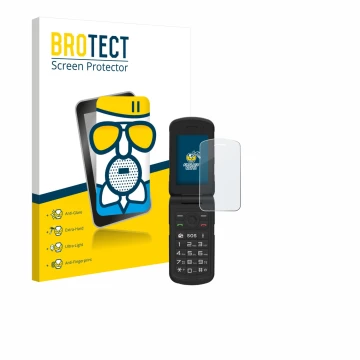 Parte frontale di una confezione del prodotto con il logo del marchio BROTECT. Accanto è raffigurato il dispositivo AGM M10 co