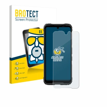 Parte frontale di una confezione del prodotto con il logo del marchio BROTECT. Accanto è raffigurato il dispositivo Hammer Bla